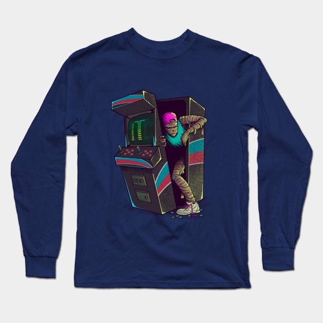 High Score Ancient Player Long Sleeve T-Shirt by Talehoow